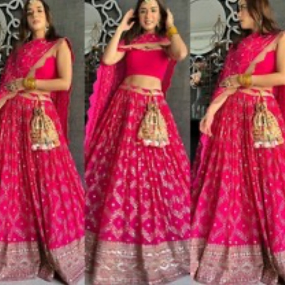 Other - Pink Lehenga with Dupatta